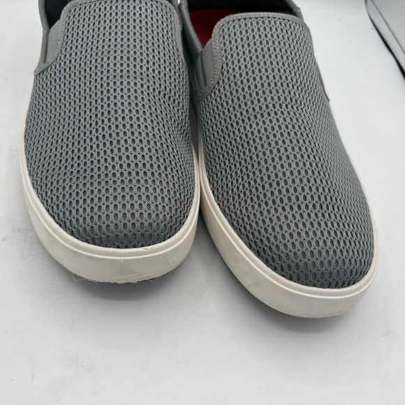 Olukai Lae'Ahi Mens Size 13 Shoes Poi Gray Mesh Slip On Beach Sneakers - Picture 13 of 15